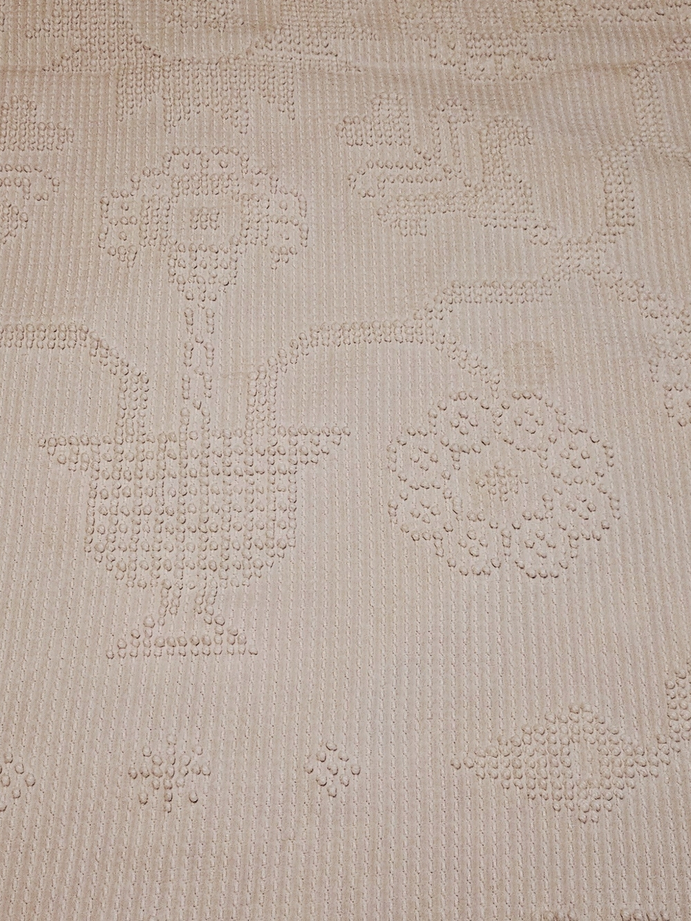 Vintage Chenille Hobnail Bates George Washington Bedspread 108x94 Cutter. - Picture 4 of 8